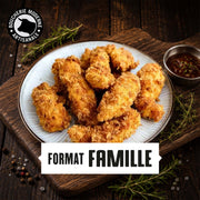 Tenders de poulet croustillants et moelleux, appréciés des petits et des grands.