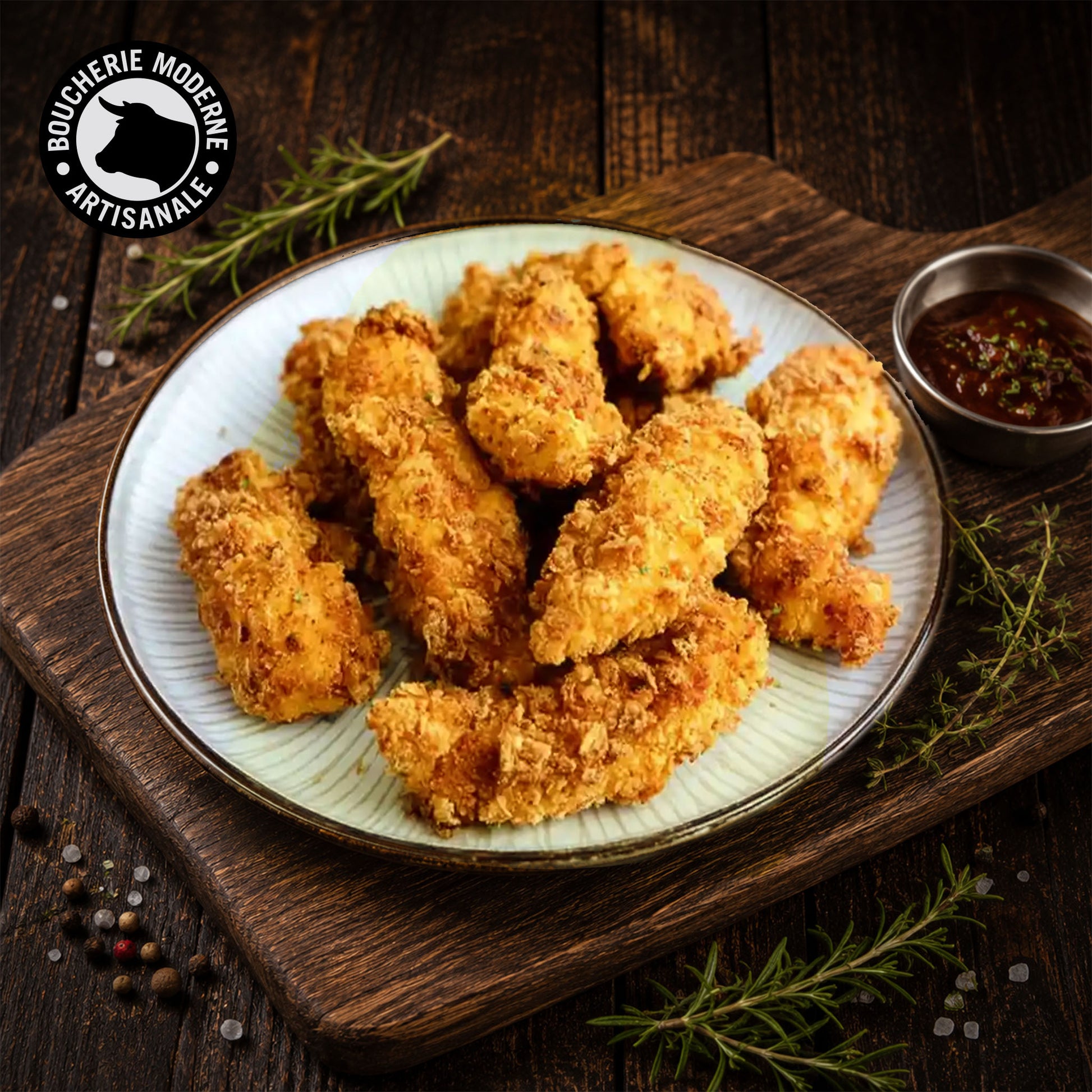 Tenders de poulet croustillants et dorés, à savourer à tout moment.